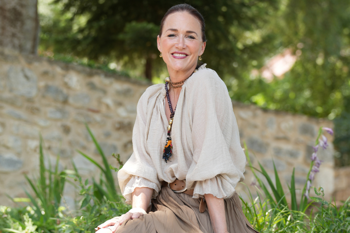 Reiki Master Maria Marshall enjoying nature